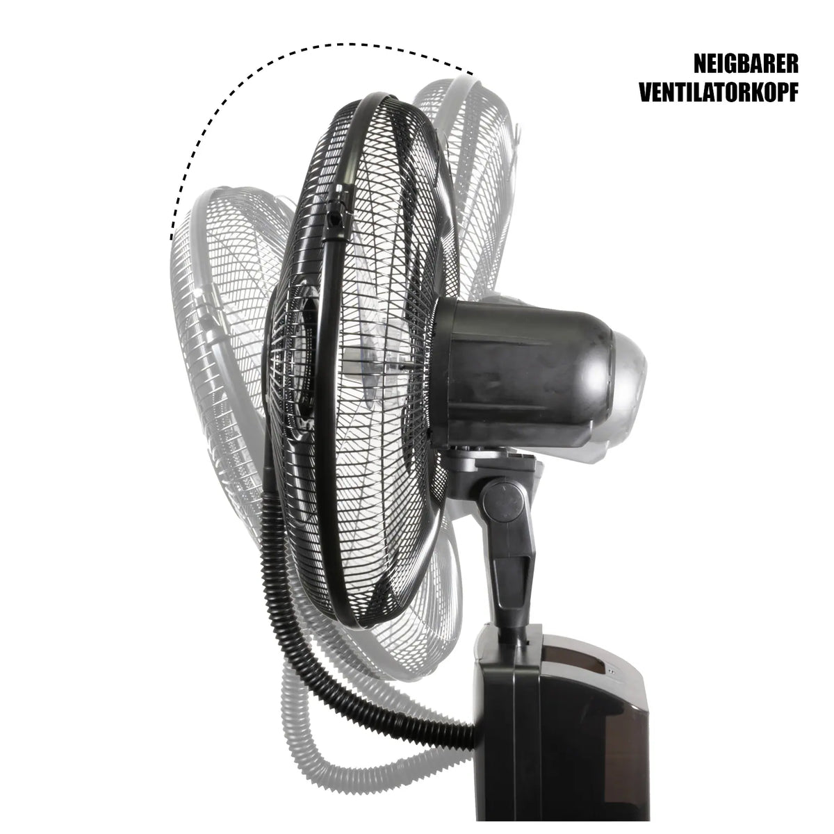 MAUK 16" Ventilator mit Sprüh - Nebel - Kühlung 80W