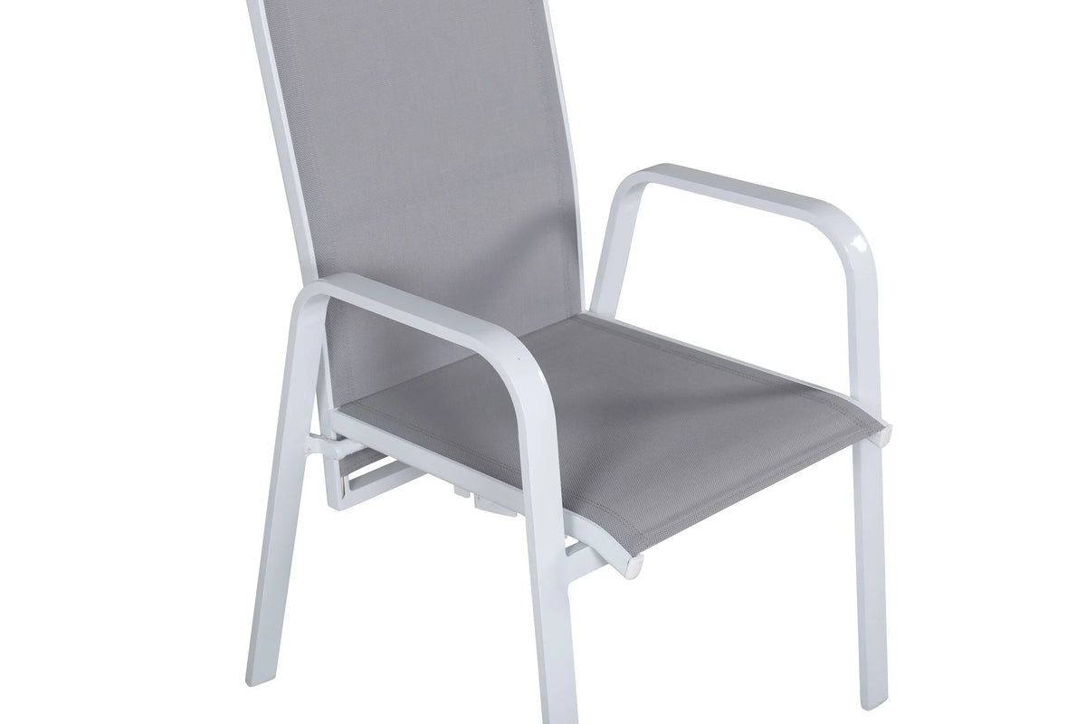 2er Set - Gartenstuhl Bossa aus Textilene/Aluminium