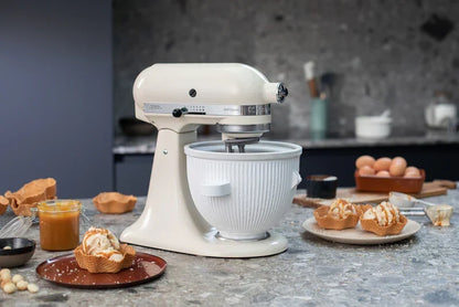 KitchenAid 4,8 L 5KSM175 Artisan Küchenmaschine Allrounderset mit Gemüseschneider+Fleischwolf+Spritzgebäckvorsatz