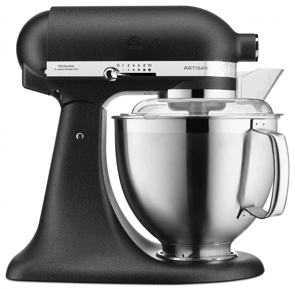 KitchenAid 4,8 L 5KSM185 Artisan Küchenmaschine Allrounderset Fleischwolf+Spritzgebäck+Gemüseschneider