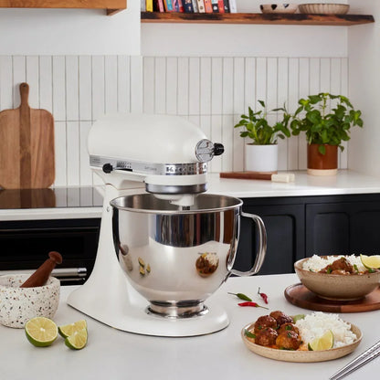 KitchenAid 4,8 L 5KSM175 Artisan Küchenmaschine Beginnerset mit Gemüseschneider