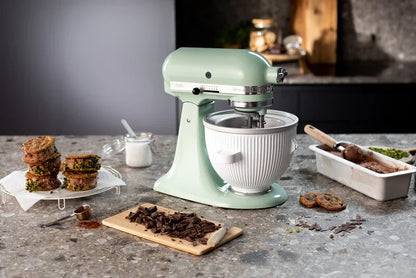 KitchenAid 4,8 L 5KSM175 Artisan Küchenmaschine Meatlover mit Ganzmetall- Fleischwolf und Spritzgebäckvorsatz