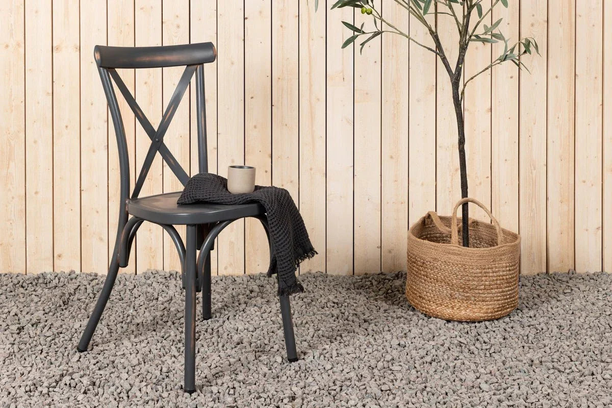 2er Set - Gartenstuhl Ellen aus Aluminium