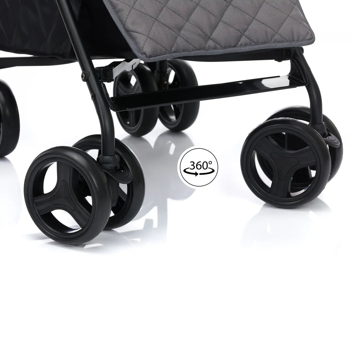 B-Ware Little One Buggy Kinderwagen Sportwagen Tommi Grau Liegefunktion Stauraum Gurt