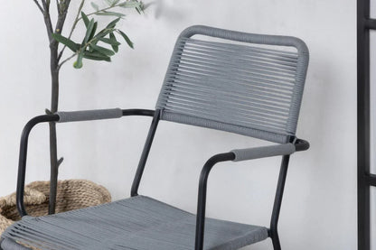 2er Set - Gartenstuhl Marla aus Metall/Polyester