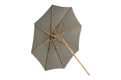 Garten Sonnenschirm Boho – Ø270 cm in wahlweise Schwarz oder Grau