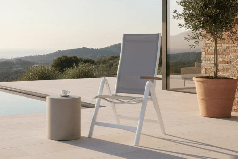 2er Set - Gartenstuhl Montenegro aus Textilene/Aluminium