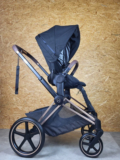 Cybex - Priam Kombikinderwagen (Sportsitz) - Schwarz in gutem Zustand