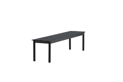Gartenbank Egypt - aus robustem schwarzem Aluminium