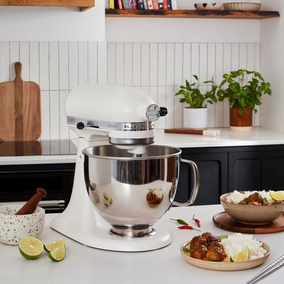 KitchenAid 4,8 L 5KSM175 Artisan Küchenmaschine Pastalover mit Nudelwalzen 3er- Set